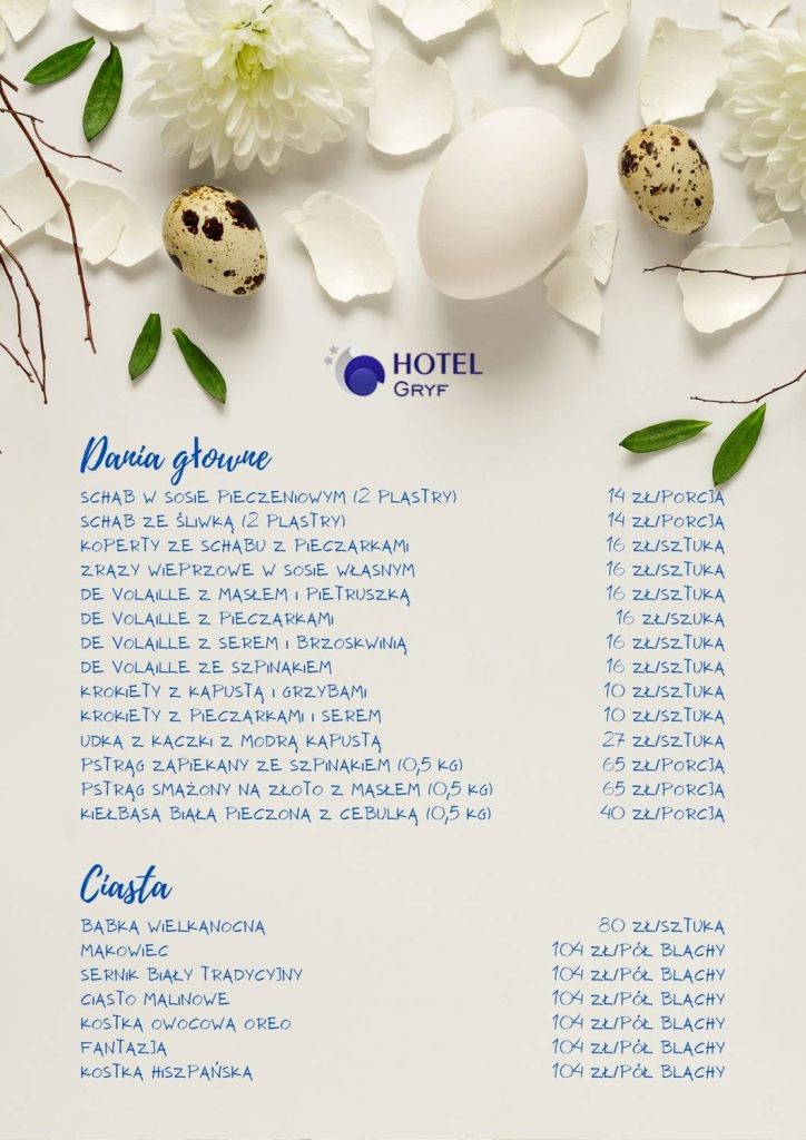 Oferta okolicznościowa Hotelu Gryf - strona 3