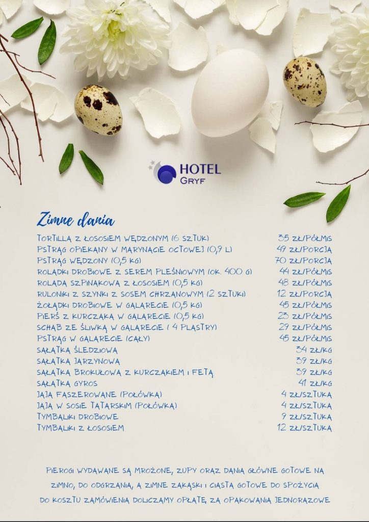 Oferta okolicznościowa Hotelu Gryf - strona 4